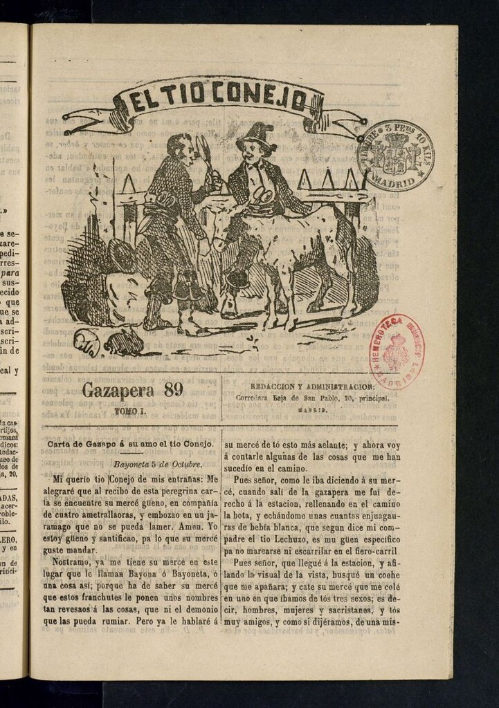 Miniatura de El Tío Conejo. Gazapera 89