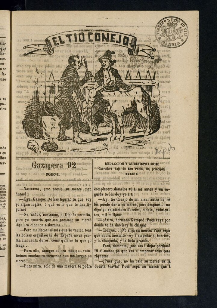 Miniatura de El Tío Conejo. Gazapera 92