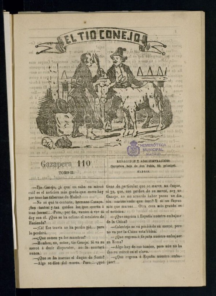 Miniatura de El Tío Conejo. Gazapera 110