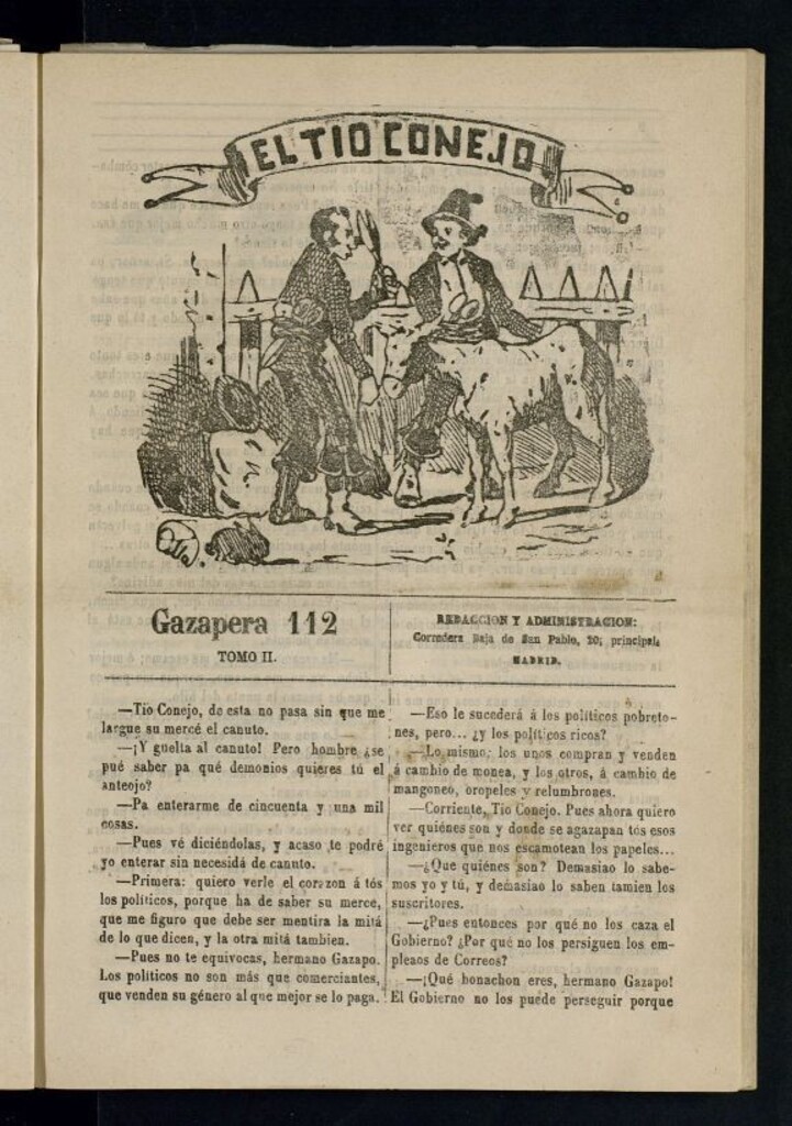 Miniatura de El Tío Conejo. Gazapera 112