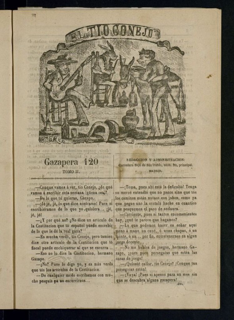 Miniatura de El Tío Conejo. Gazapera 120