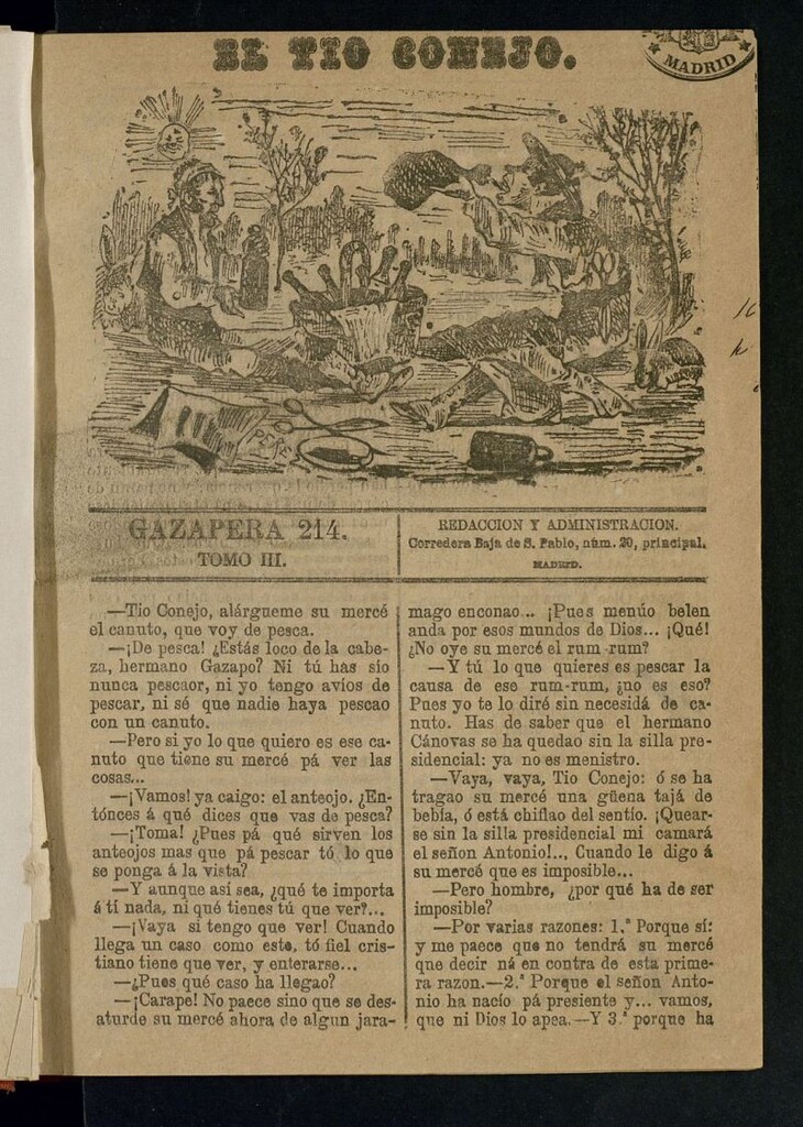 Miniatura de El Tío Conejo. Gazapera 214