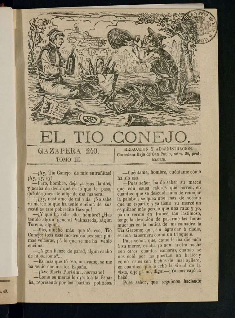 Miniatura de El Tío Conejo. Gazapera 240