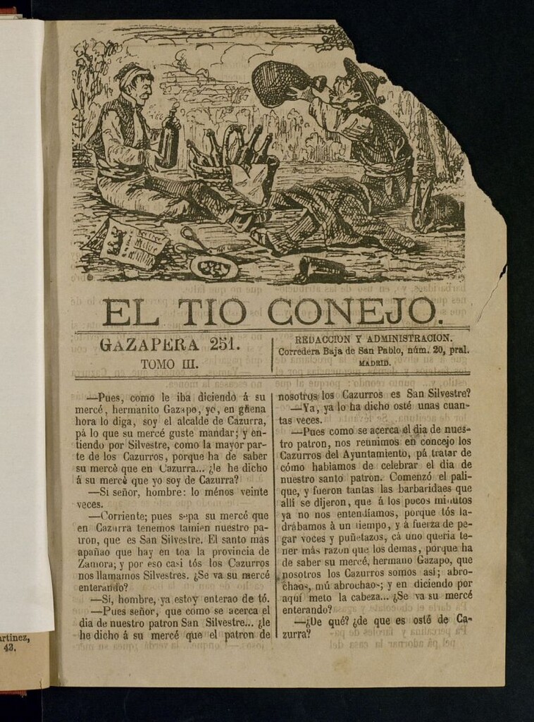 Miniatura de El Tío Conejo. Gazapera 251
