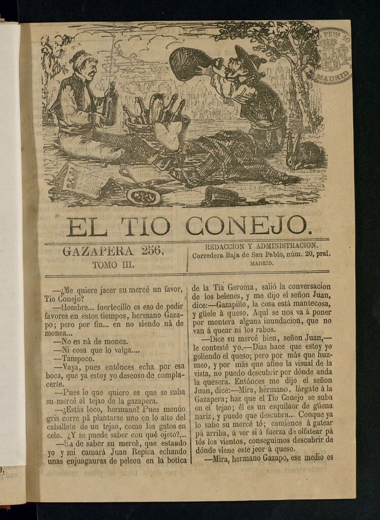 Miniatura de El Tío Conejo. Gazapera 256