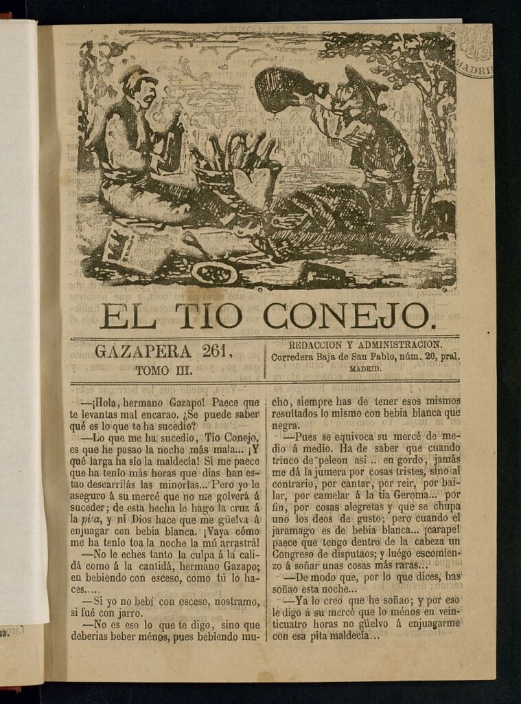 Miniatura de El Tío Conejo. Gazapera 261