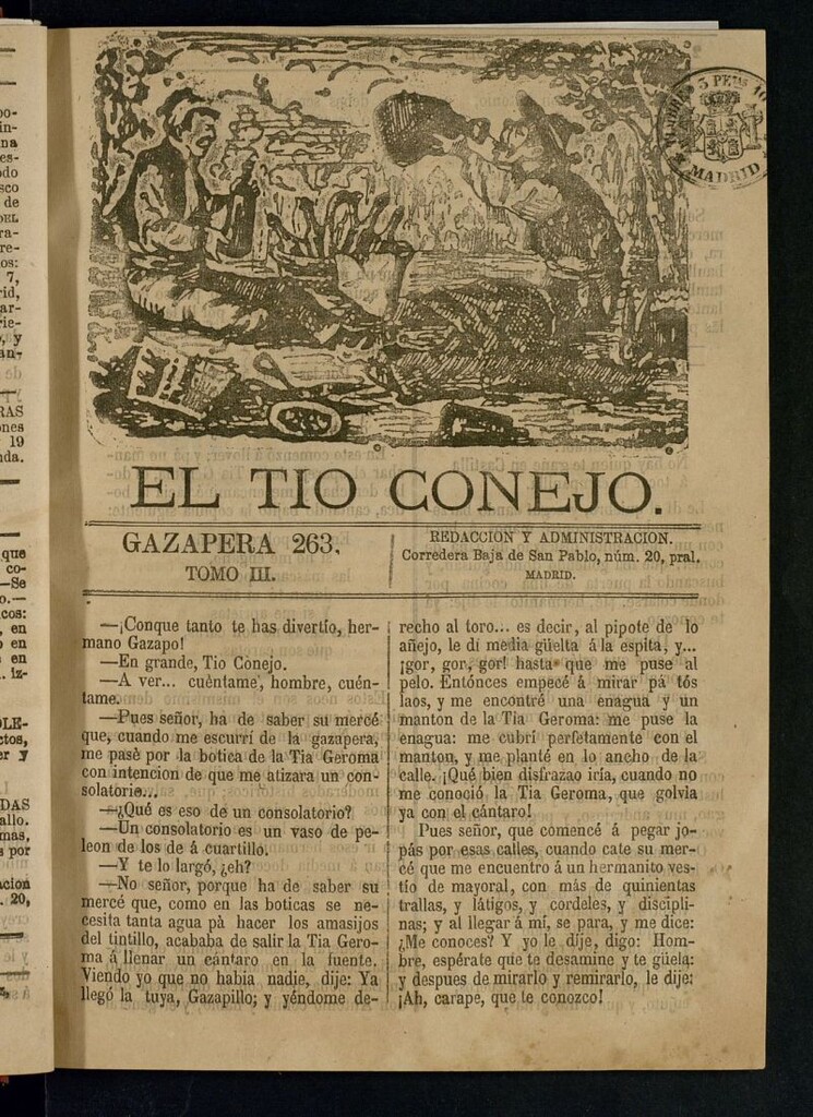 Miniatura de El Tío Conejo. Gazapera 263