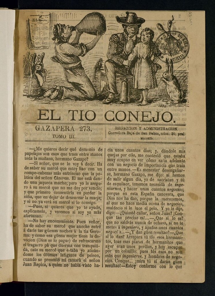 Miniatura de El Tío Conejo. Gazapera 273