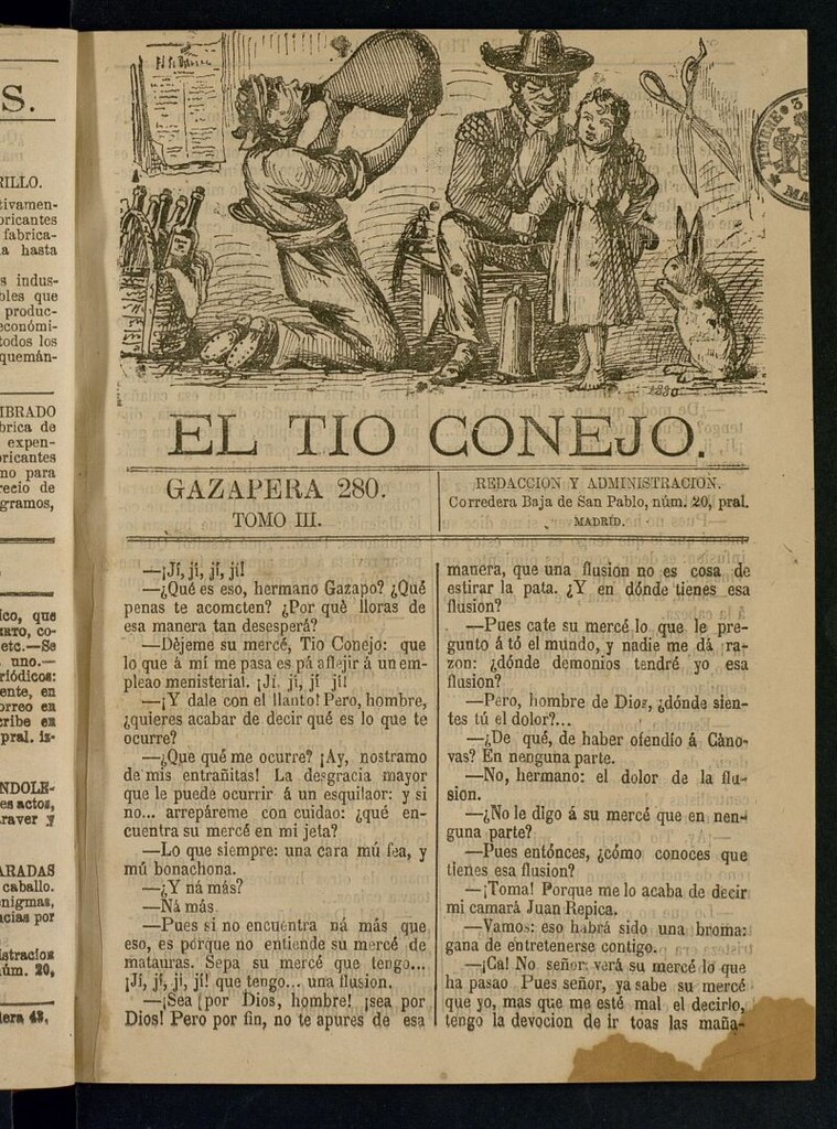 Miniatura de El Tío Conejo. Gazapera 280