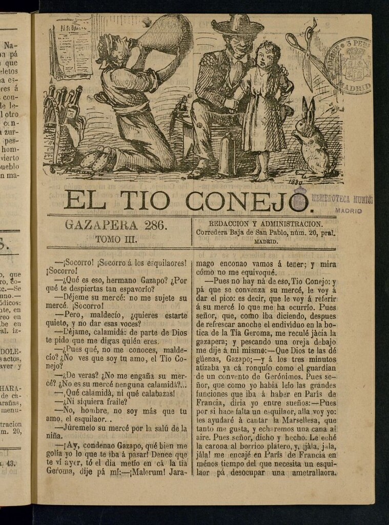 Miniatura de El Tío Conejo. Gazapera 286