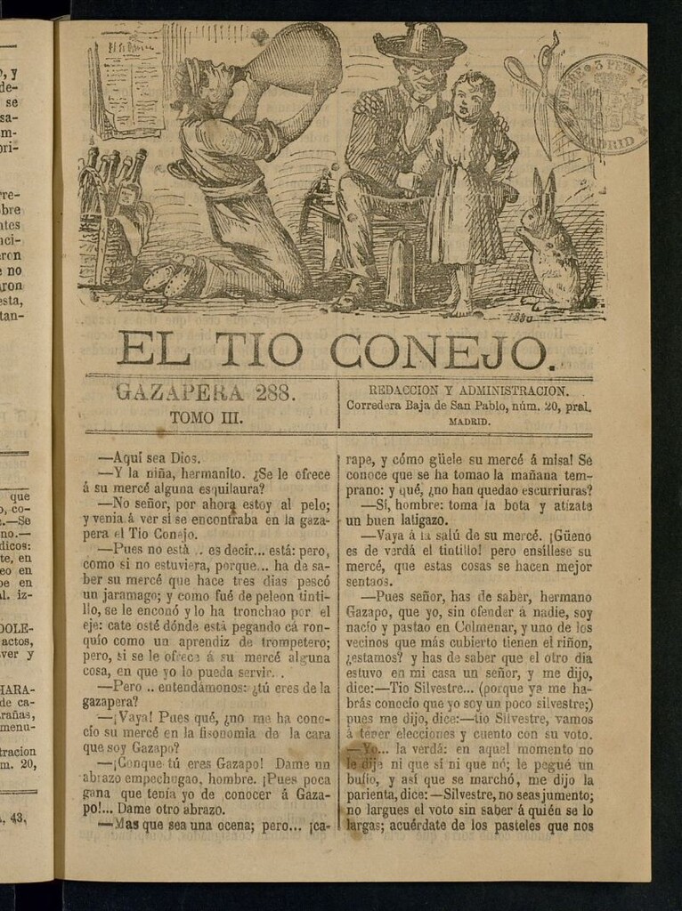 Miniatura de El Tío Conejo. Gazapera 288