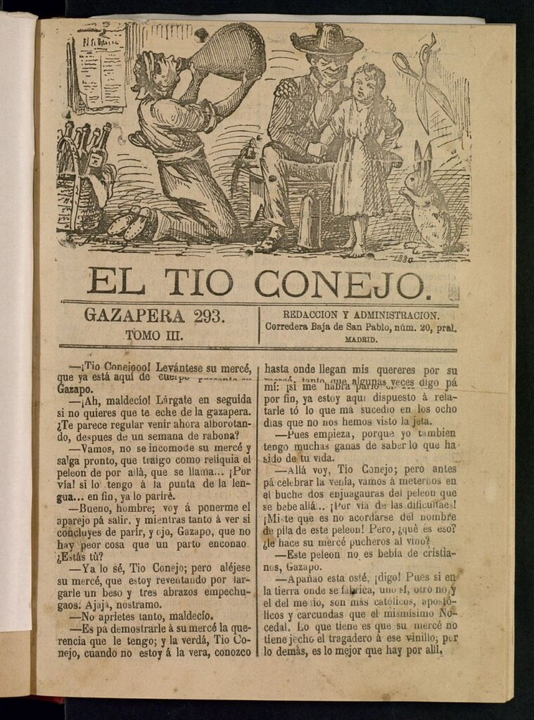 Miniatura de El Tío Conejo. Gazapera 293