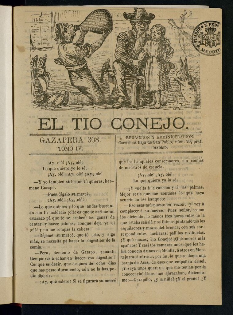 Miniatura de El Tío Conejo. Gazapera 308
