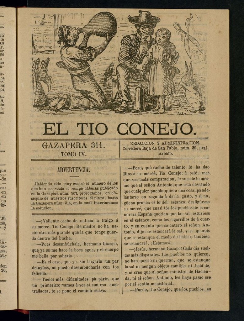 Miniatura de El Tío Conejo. Gazapera 311