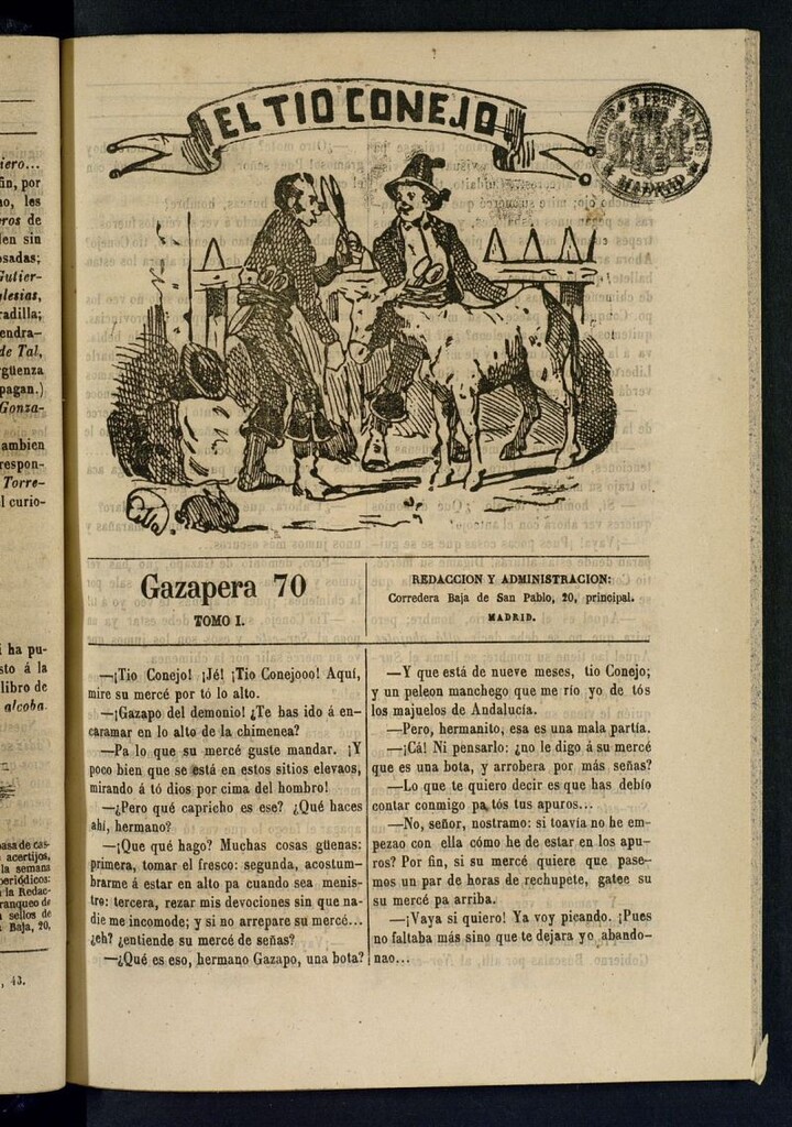 Miniatura de El Tío Conejo. Gazapera 70
