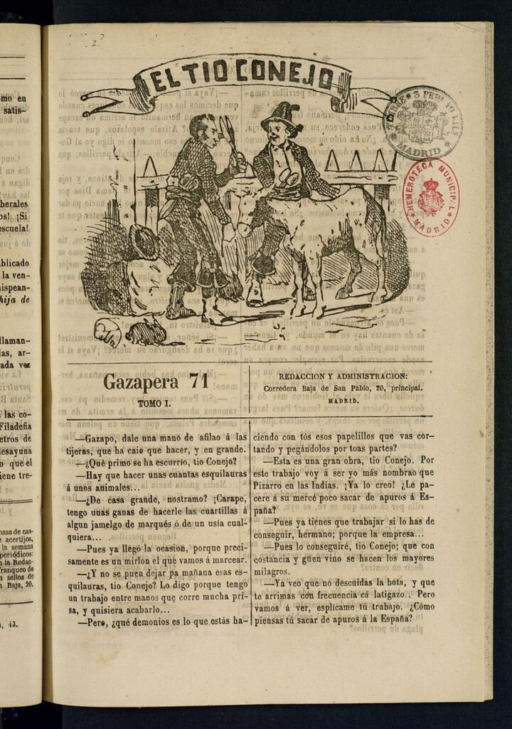 Miniatura de El Tío Conejo. Gazapera 71