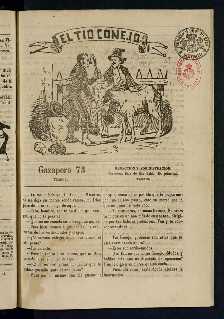 Miniatura de El Tío Conejo. Gazapera 73