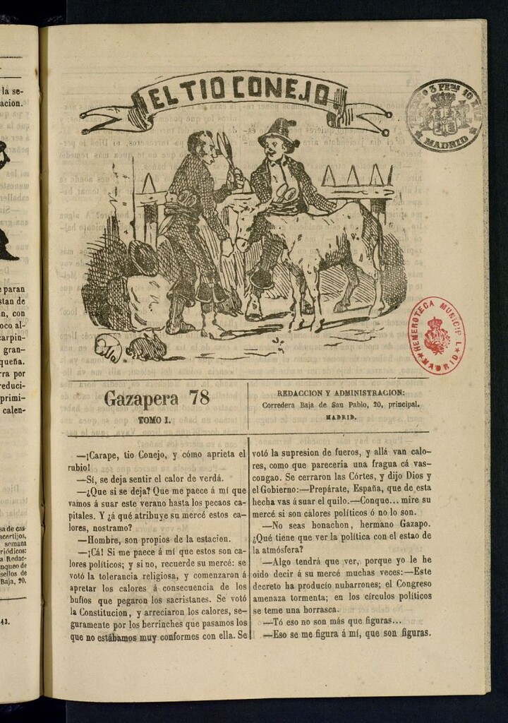 Miniatura de El Tío Conejo. Gazapera 78