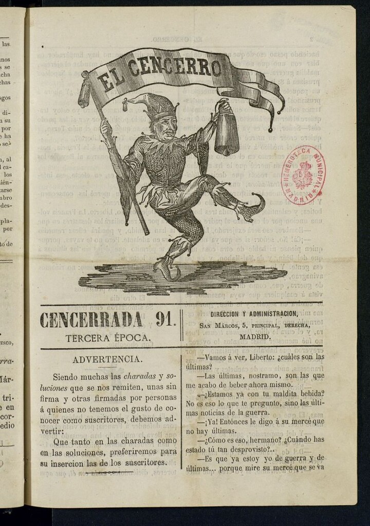 Miniatura de El Cencerro. Cencerrada 91