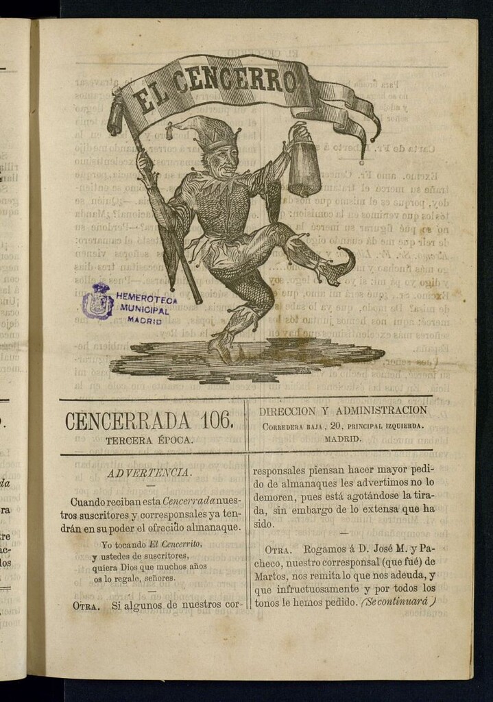 Miniatura de El Cencerro. Cencerrada 106