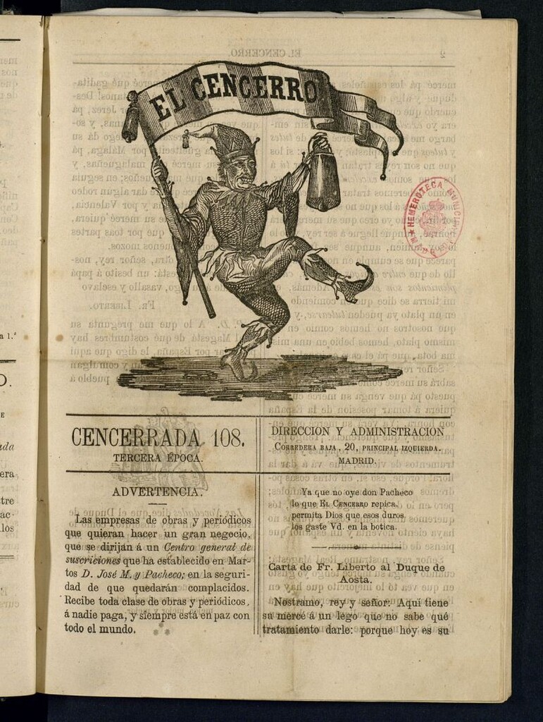 Miniatura de El Cencerro. Cencerrada 108