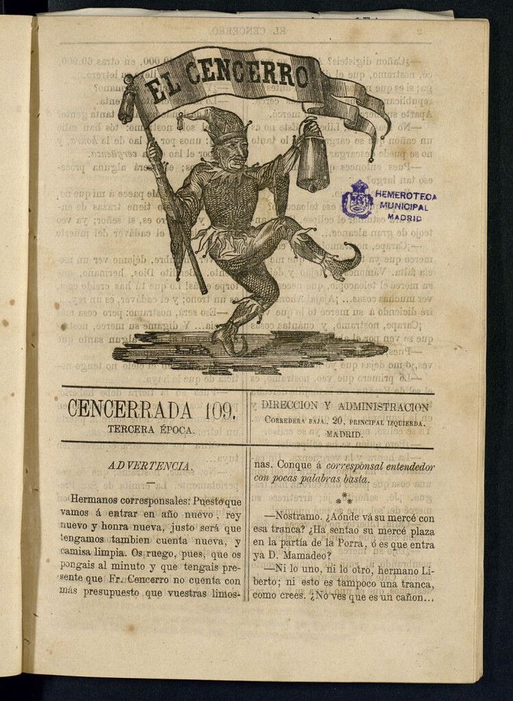 Miniatura de El Cencerro. Cencerrada 109