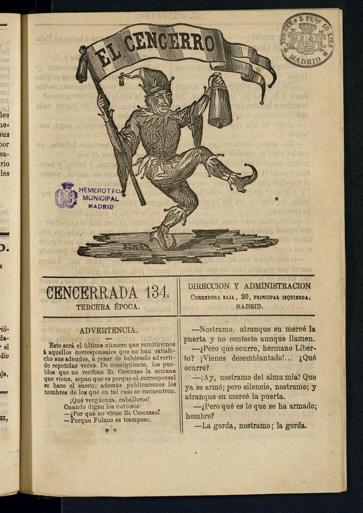 Miniatura de El Cencerro. Cencerrada 134