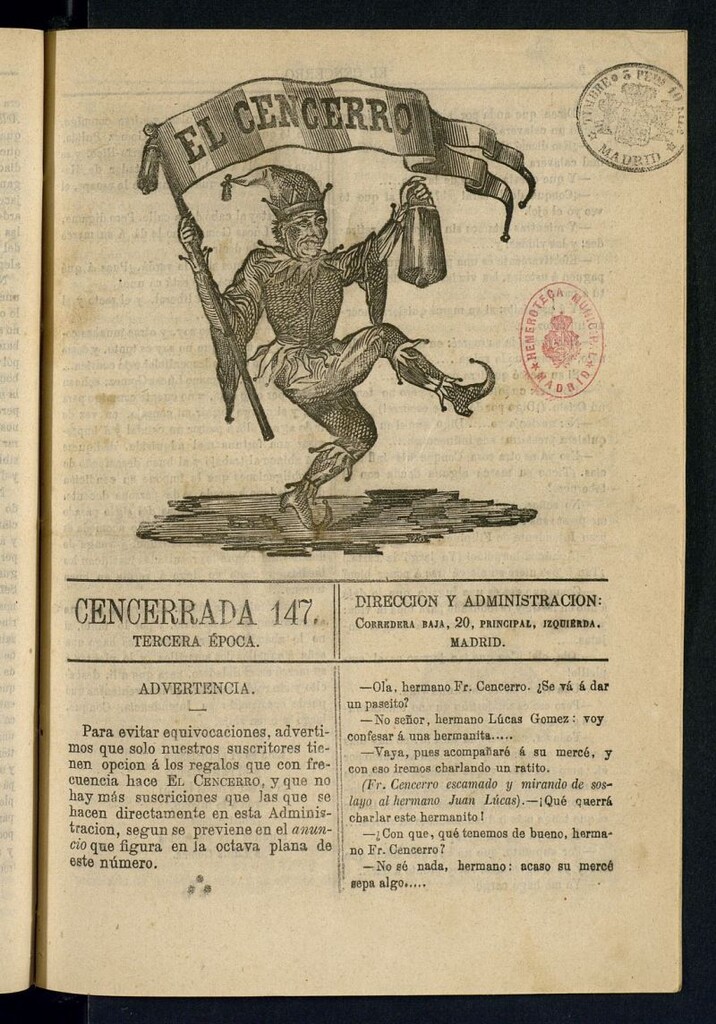 Miniatura de El Cencerro. Cencerrada 147