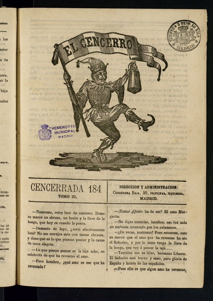Miniatura de El Cencerro. Cencerrada 184