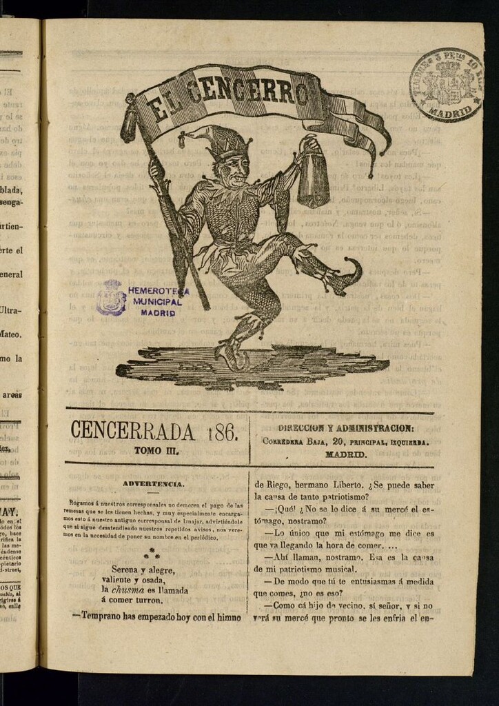 Miniatura de El Cencerro. Cencerrada 186