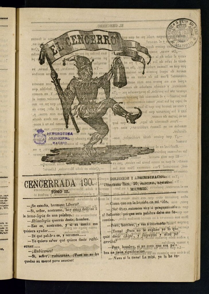 Miniatura de El Cencerro. Cencerrada 190