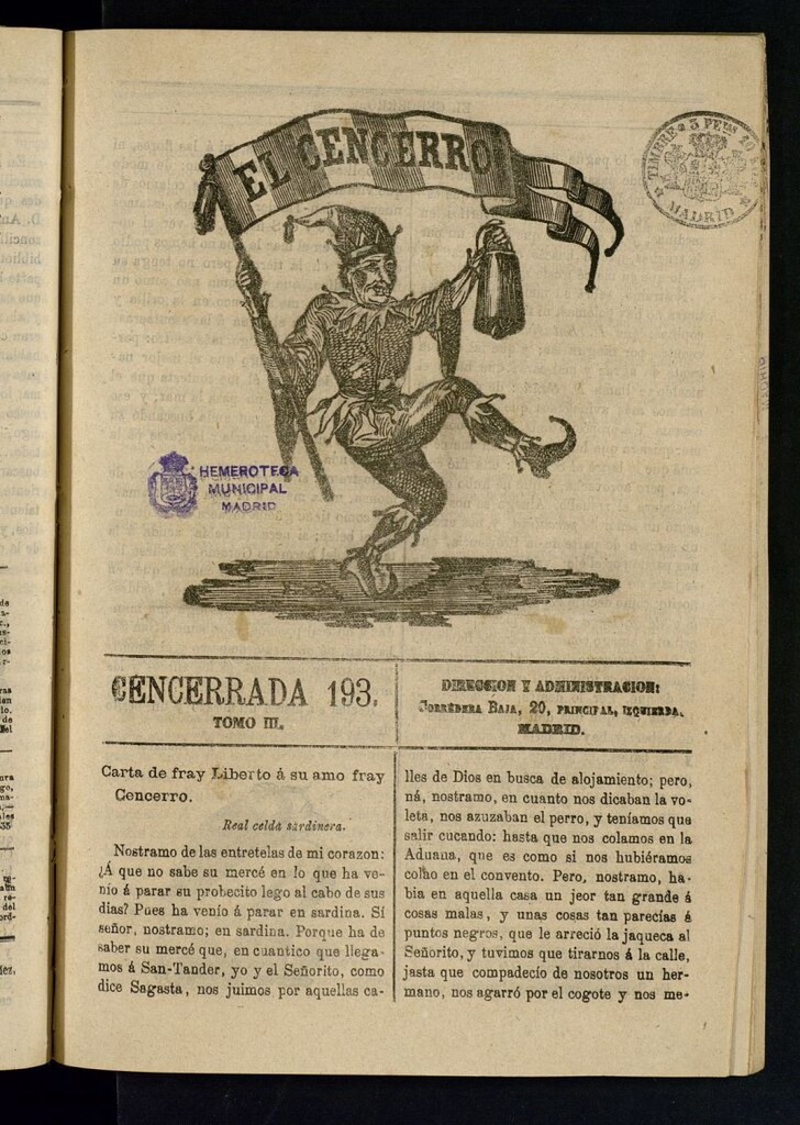 Miniatura de El Cencerro. Cencerrada 193