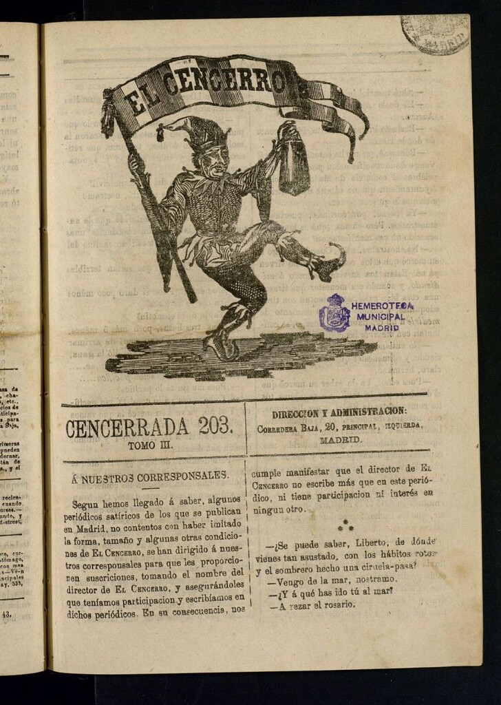 Miniatura de El Cencerro. Cencerrada 203