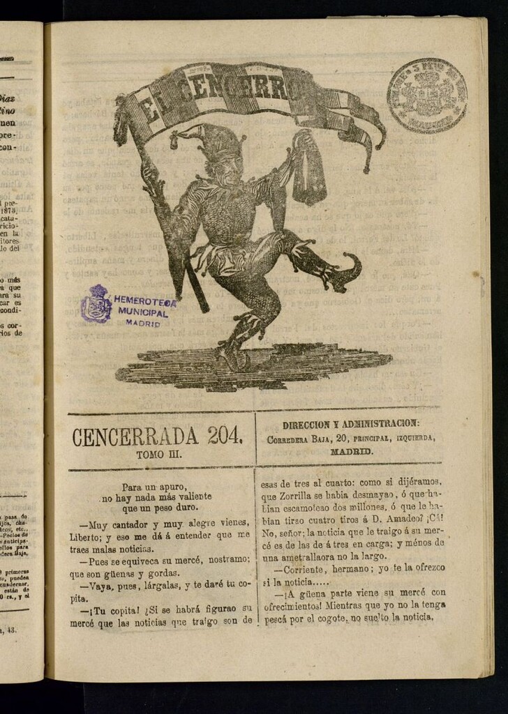 Miniatura de El Cencerro. Cencerrada 204