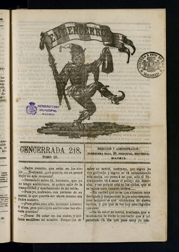 Miniatura de El Cencerro. Cencerrada 218