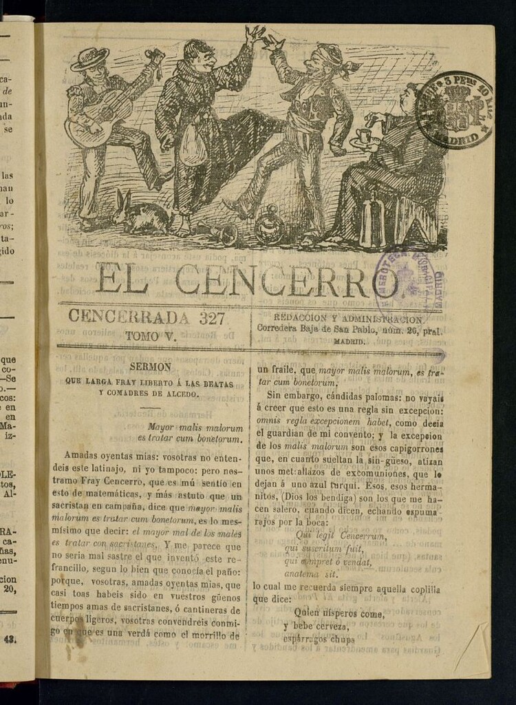 Miniatura de El cencerro. Cencerrada 327