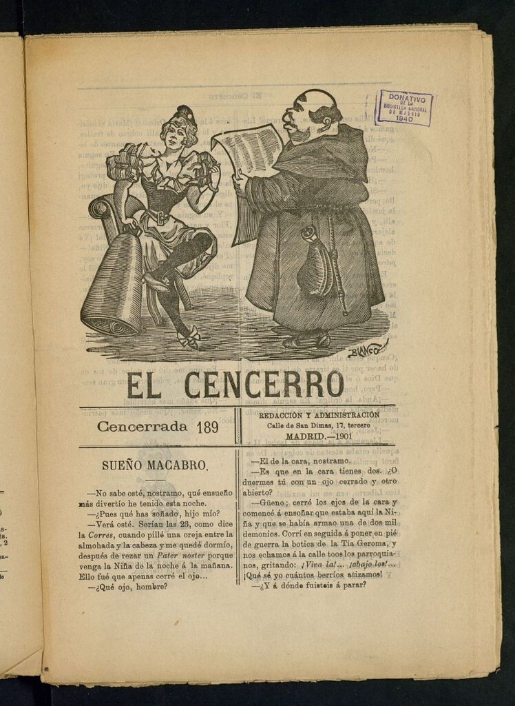 Miniatura de El Cencerro. Cencerrada 189
