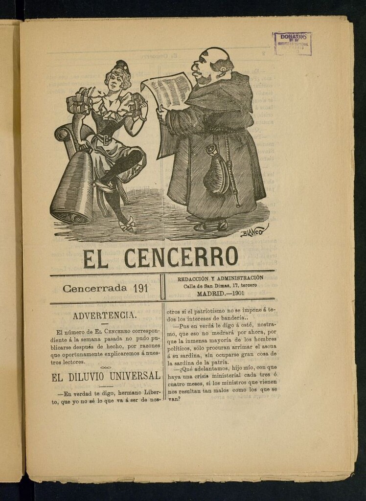 Miniatura de El Cencerro. Cencerrada 191
