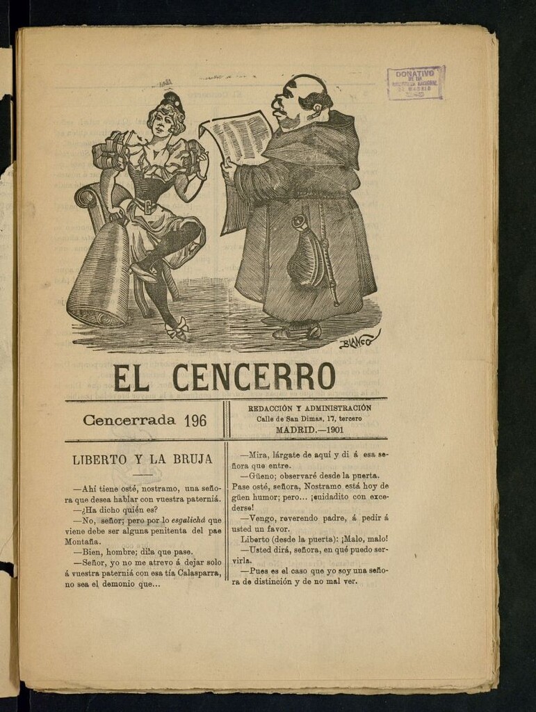 Miniatura de El Cencerro. Cencerrada 196
