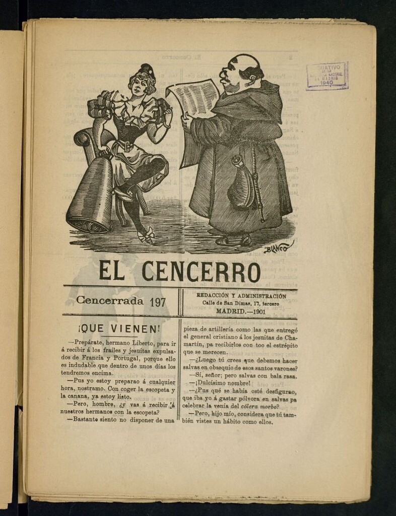 Miniatura de El Cencerro. Cencerrada 197