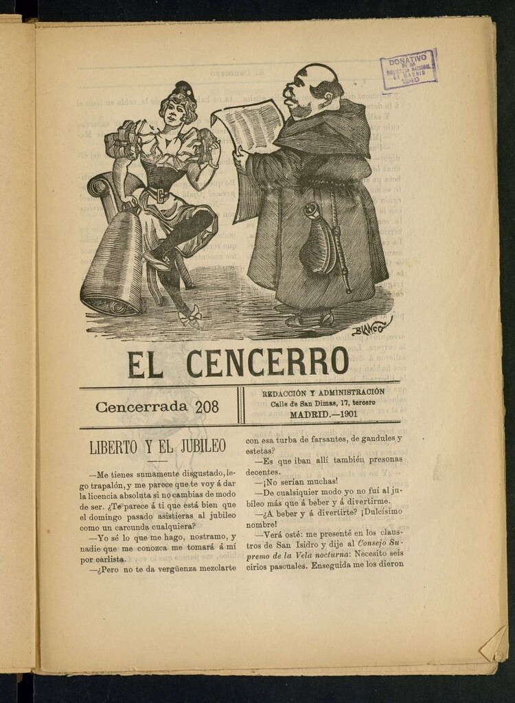 Miniatura de El Cencerro. Cencerrada 208