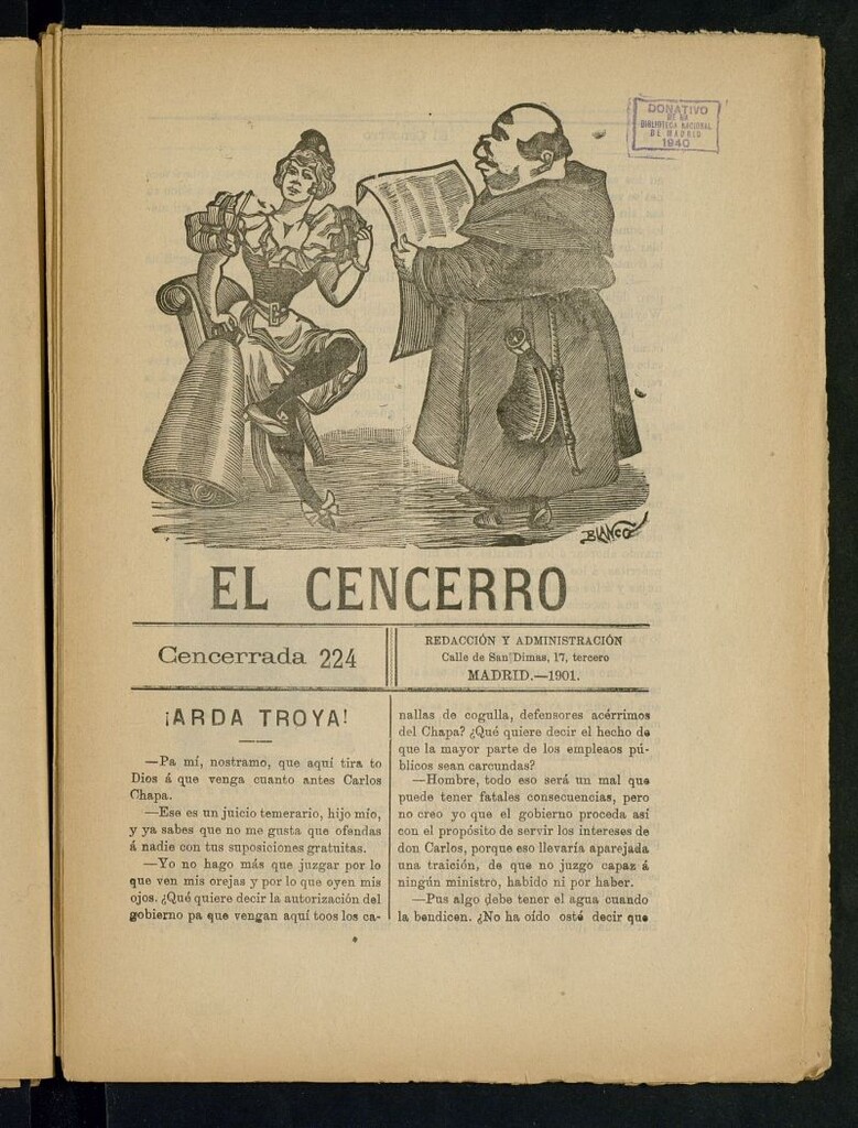 Miniatura de El Cencerro. Cencerrada 224