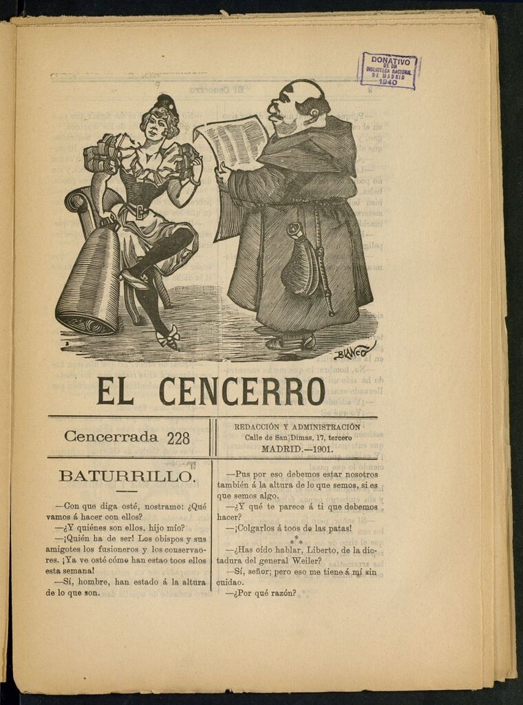 Miniatura de El Cencerro. Cencerrada 228