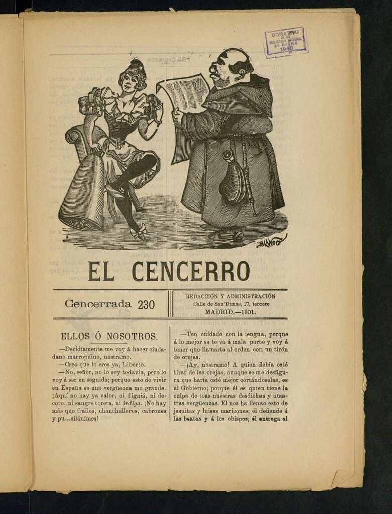 Miniatura de El Cencerro. Cencerrada 230