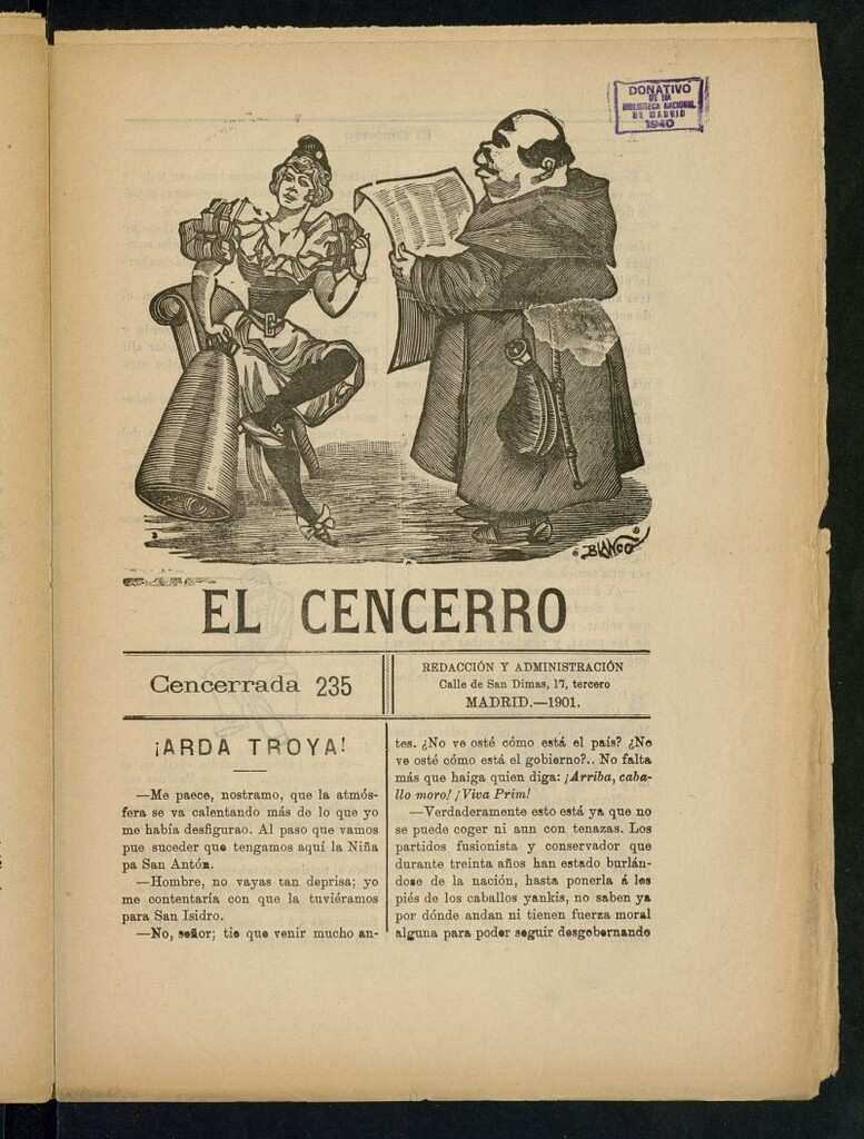 Miniatura de El Cencerro. Cencerrada 235