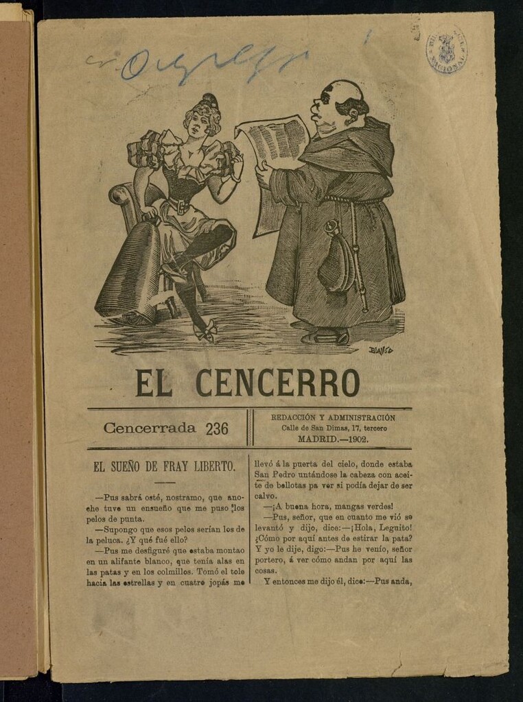 Miniatura de El Cencerro. Cencerrada 236