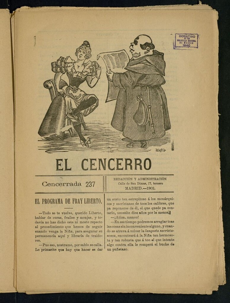 Miniatura de El Cencerro. Cencerrada 237
