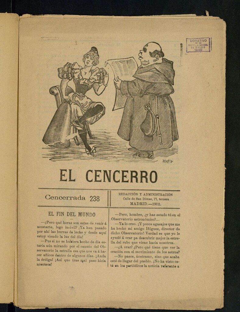 Miniatura de El Cencerro. Cencerrada 238
