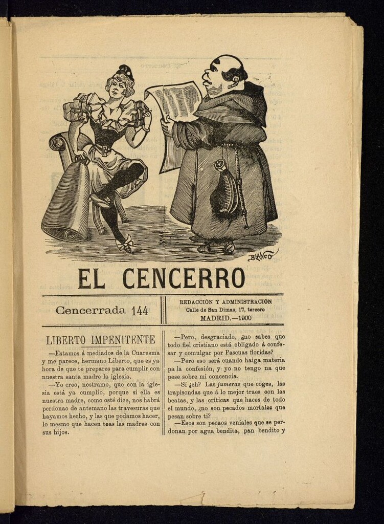 Miniatura de El cencerro. Cencerrada 144