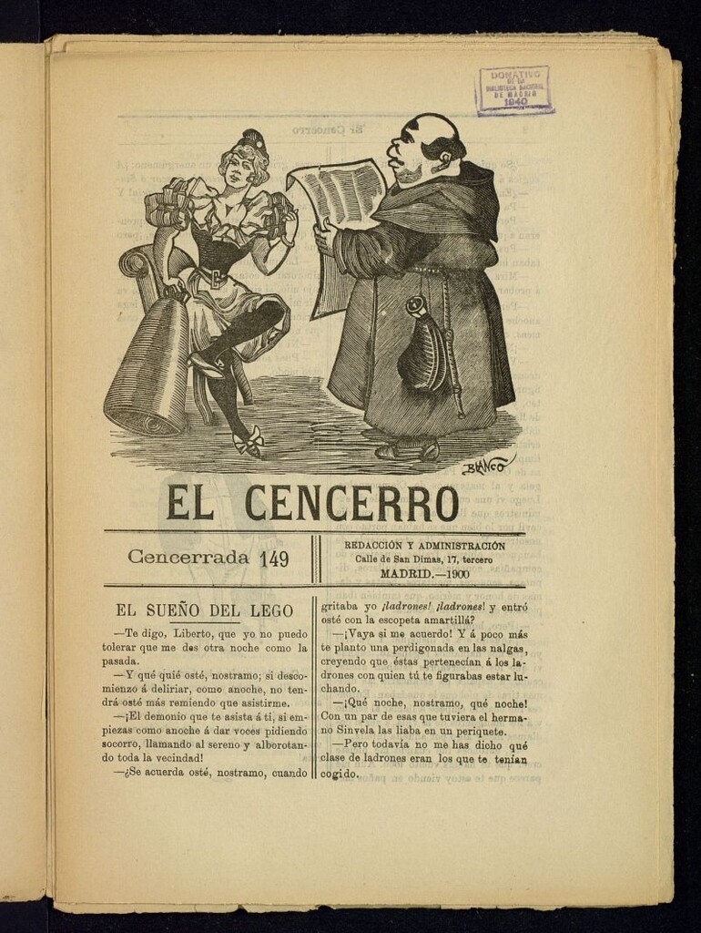 Miniatura de El cencerro. Cencerrada 149